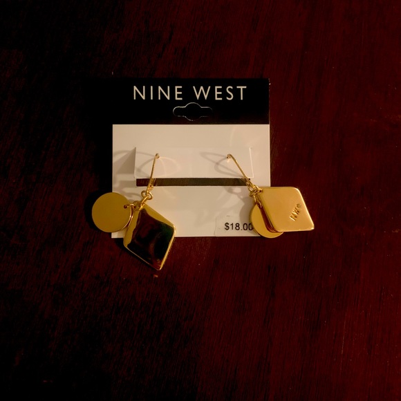 Nine West Jewelry - Nine West Gold Tone Mix Shape Shaky Drop Earrings